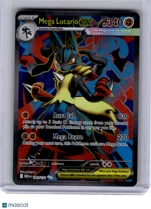 2025 Pokemon—Mega Lucario ex #160 Mega Evolution—Ultra Rare Holo