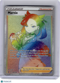 2020 Pokemon—Marnie #208 Sword & Shield Base Set—Secret Rare Rainbow