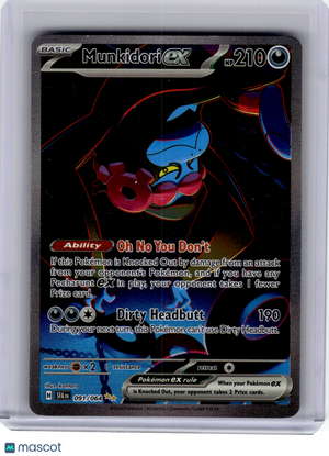 2024 Pokemon—Munkidori ex #91 Shrouded Fable—Special Illustration Rare Holo