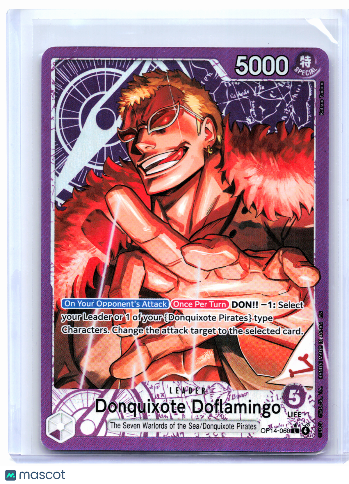 2026 One Piece—Donquixote Doflamingo (Alternate Art) #OP14-060—Leader Foil
