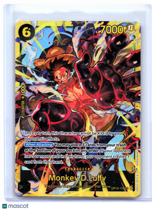 2025 One Piece Card Game—Monkey.D.Luffy #OP10-118 Royal Blood—Secret Rare Foil