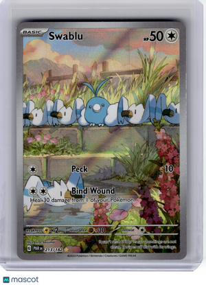 2023 Pokemon—Swablu #213 Paradox Rift—Illustration Rare Holo [Lightly Played]
