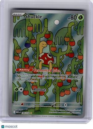 2025 Pokemon—Shuckle #136 Mega Evolution—Illustration Rare Holo [Lightly Played]
