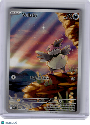 2025 Pokemon—Vullaby #144 White Flare—Illustration Rare Holo [Lightly Played]