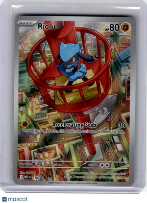 2025 Pokemon—Riolu #10 Mega Evolution Promo—Black Star Promo Holo