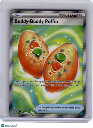 2025 Pokemon—Buddy-Buddy Poffin #167 Mega Evolution—Ultra Rare Holo