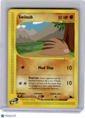 2003 Pokemon—Swinub #108 Skyridge—Common Nonholo [Moderately Played]