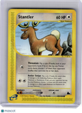 2003 Pokemon—Stantler #102 Skyridge—Common Nonholo [Lightly Played]