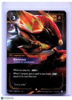 2026 Riftbound—Kennen, Storm of Shuriken (Alt Art) #113a Vendetta—Showcase Foil