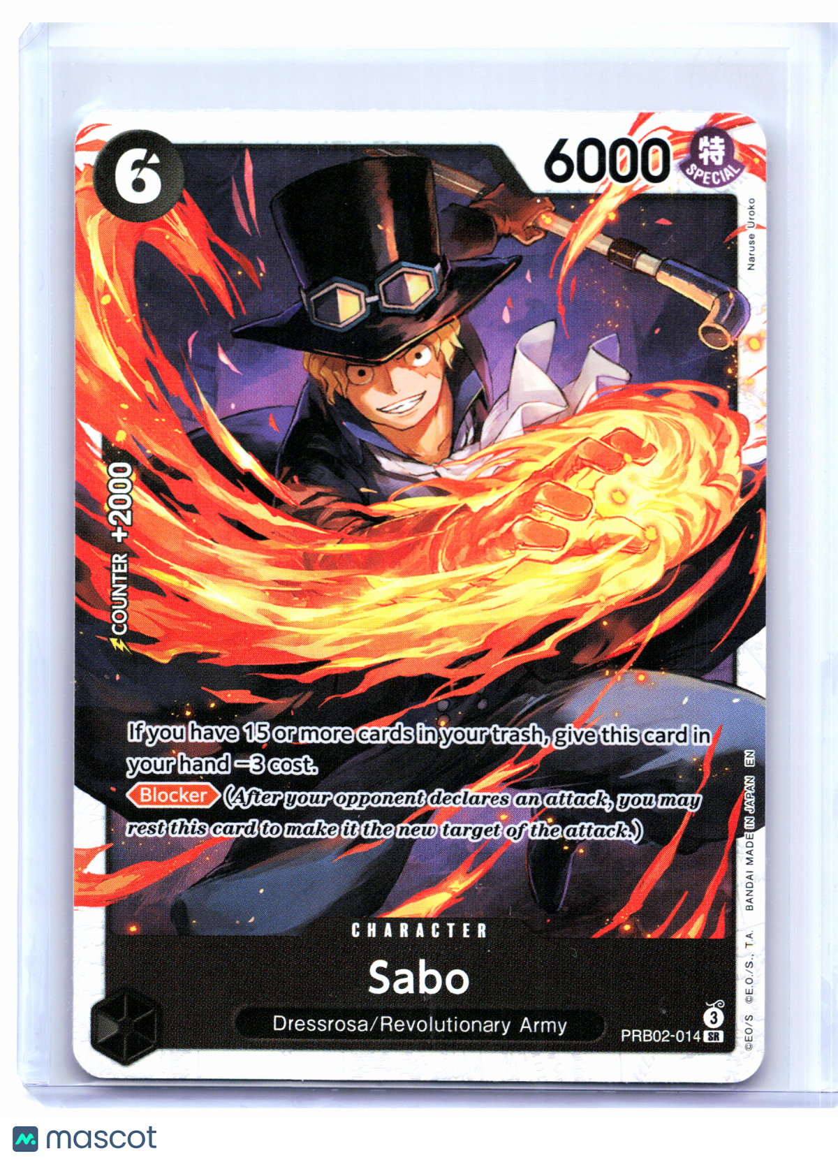 2025 One Piece Card Game—Sabo #PRB02-014 The Best Vol. 2—Super Rare Foil