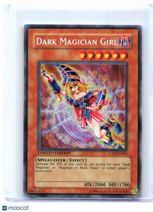 2005 Yu-Gi-Oh!—Dark Magician Girl #CT2-EN004—Secret Rare Foil (Limited Edition)