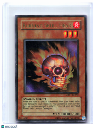 2009 Yu-Gi-Oh! TCG—Burning Skull Head #WB01-EN003—Ultra Rare Foil