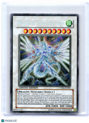 2009 YuGiOh—Majestic Star Dragon #CT06-EN003—Secret Rare Foil (Limited Edition)