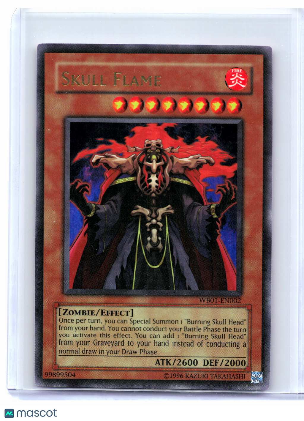 2009 Yu-Gi-Oh! TCG—Skull Flame #WB01-EN002—Ultra Rare Foil [Lightly Played]