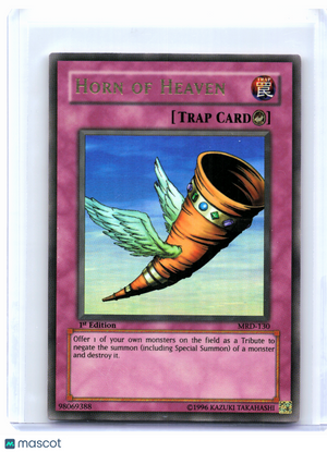 2002 YuGiOh—Horn of Heaven #MRD-130 Metal Raiders—Ultra Rare Foil (1st Ed) [MP]