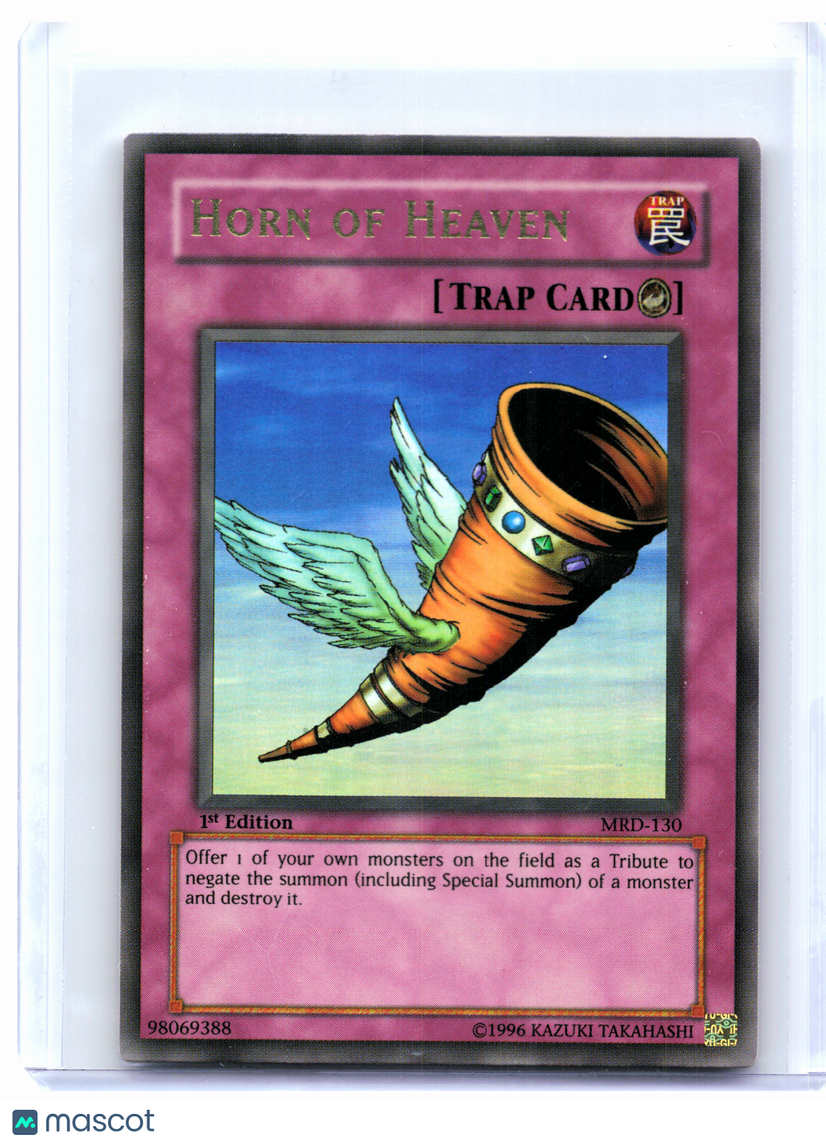 2002 YuGiOh—Horn of Heaven #MRD-130 Metal Raiders—Ultra Rare Foil (1st Ed) [MP]