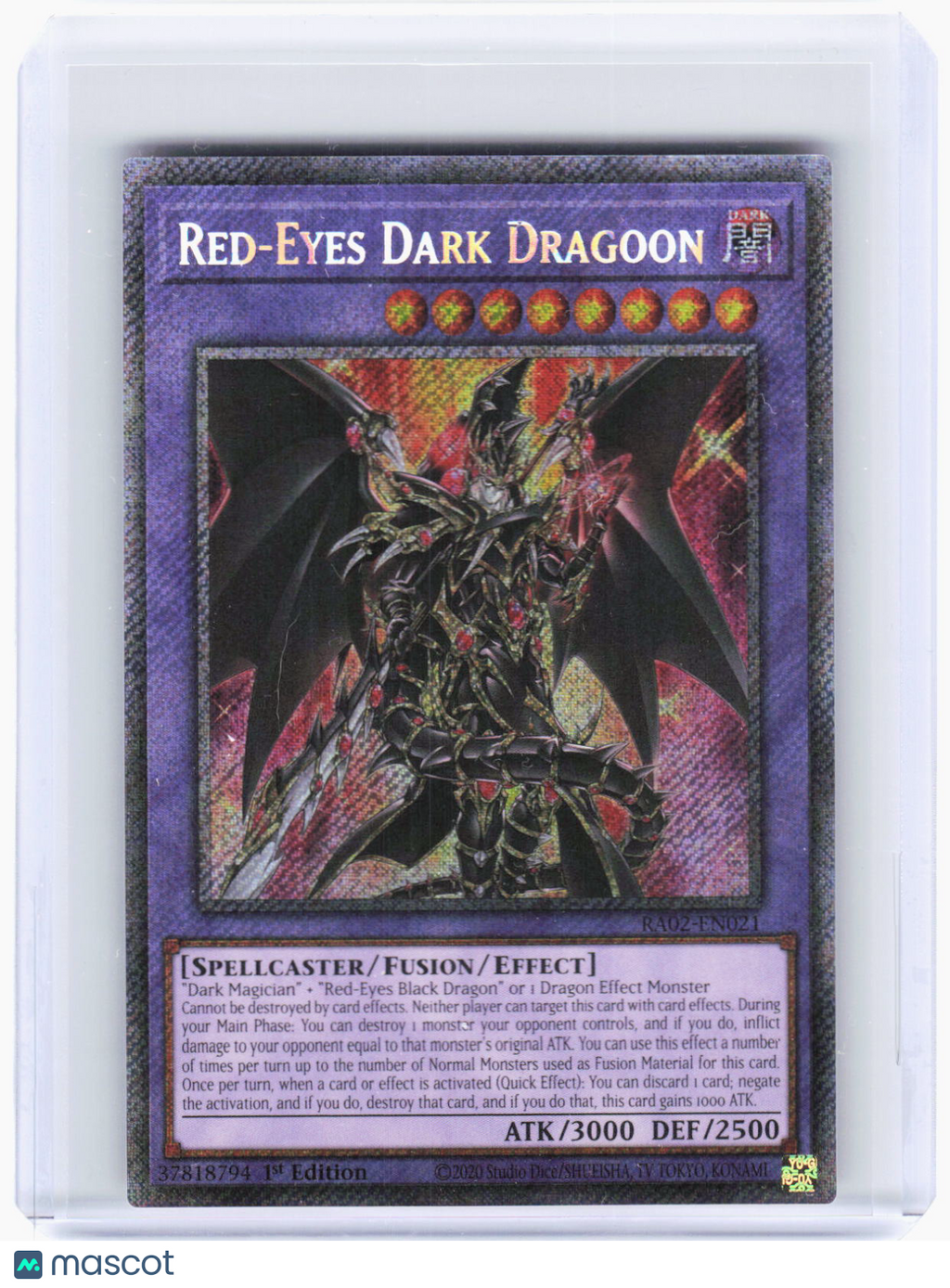 2024 Yu-Gi-Oh!—Red-Eyes Dark Dragoon #RA02-EN021—PSR Foil
