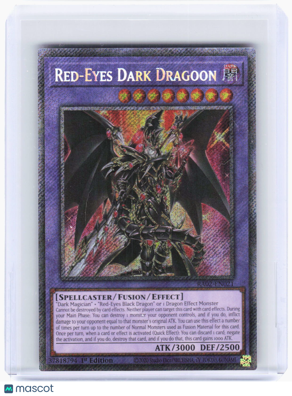 2024 Yu-Gi-Oh!—Red-Eyes Dark Dragoon #RA02-EN021—PSR Foil