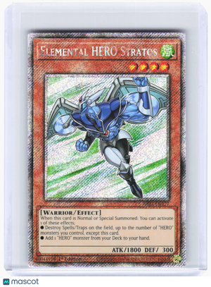 2018 Yu-Gi-Oh!—Elemental HERO Stratos #RA03-EN177—PSR-Foil