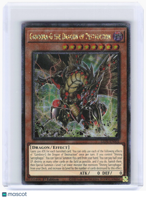 2024 Yu-Gi-Oh!—Gandora-G the Dragon of Destruction #LEDE-EN001—QCSR Foil