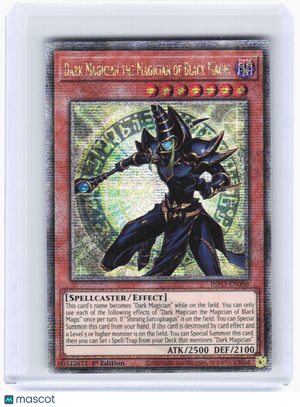 2024 Yu-Gi-Oh!—Dark Magician the Magician of Black Magic #INFO-EN006—QCSR Foil