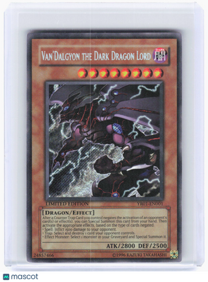 2008 —Van'Dalgyon the Dark Dragon Lord #YR01-EN001—SR Foil (LP)