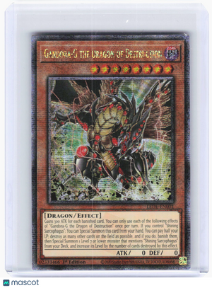 2024 Yu-Gi-Oh!—Gandora-G the Dragon of Destruction #LEDE-EN001—QCSR Foil