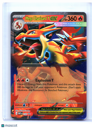2025 Pokemon—Mega Charizard Y ex #030 Mega Evolution Promo—Black Star Promo Holo