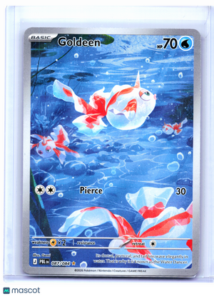 2026 Pokemon—Goldeen #087/084 Pitch Black—Illustration Rare Holo