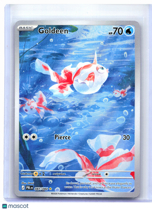 2026 Pokemon—Goldeen #087/084 Pitch Black—Illustration Rare Holo