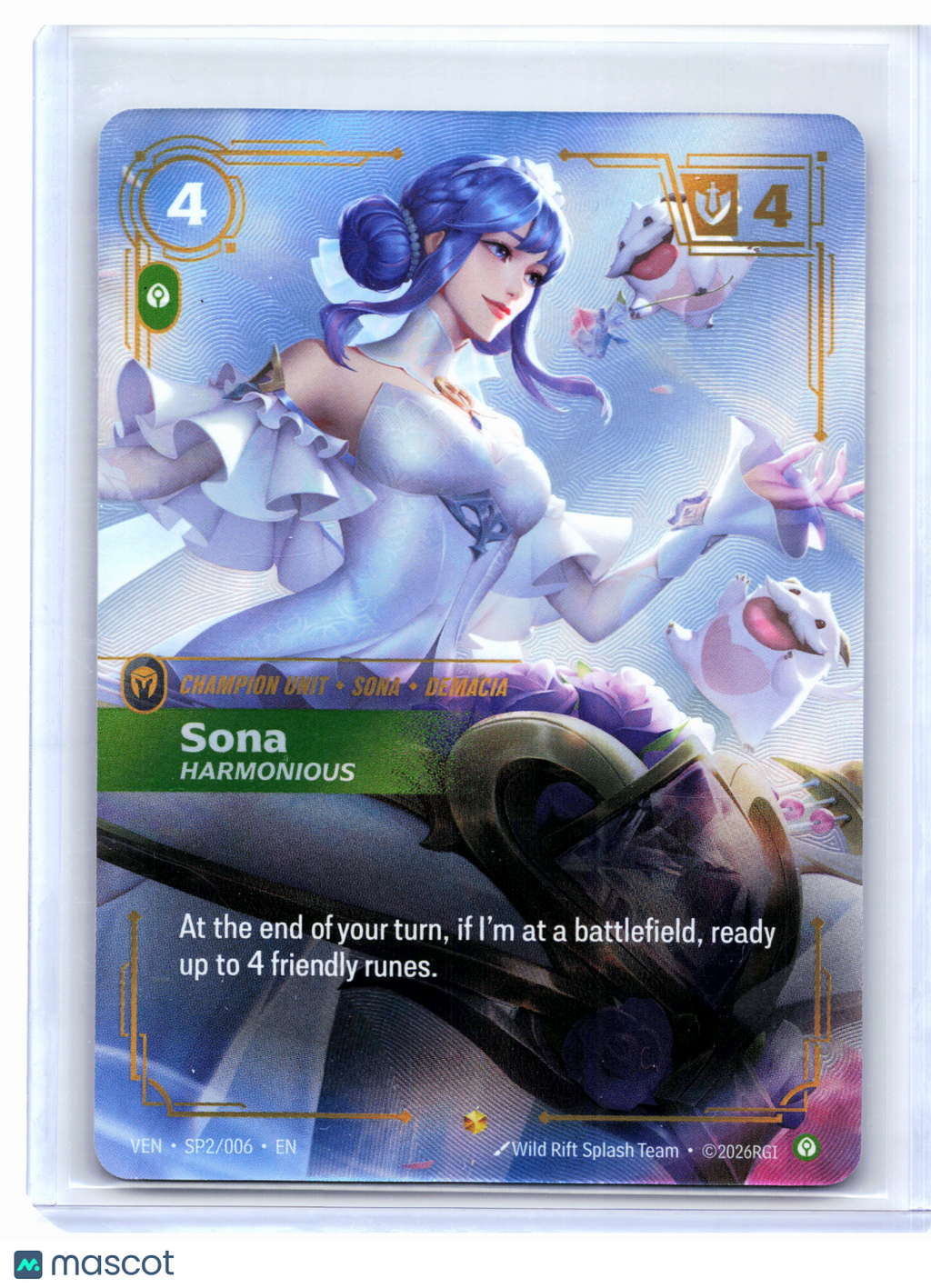 2026 Riftbound: League of Legends—Sona, Harmonious #SP2/006 Vendetta—Epic Foil