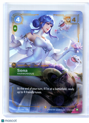 2026 Riftbound: League of Legends—Sona, Harmonious #SP2/006 Vendetta—Epic Foil