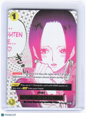 2023 One Piece CG—You'll Frighten Me...#OP14-118 The Azure Sea's Seven—Rare Foil