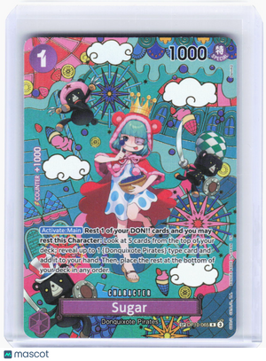 2023 One Piece Card Game—Sugar #OP10-065 The Azure Sea's Seven(OP14)—Rarity Foil