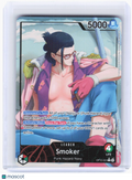 2025 One Piece CCG—Smoker #OP10-001 Royal Blood—Leader Foil