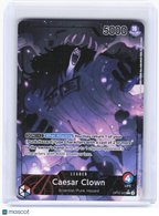2025 One Piece Card Game—Caesar Clown #OP10-002 Royal Blood—Leader Foil