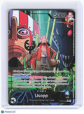 2025 One Piece Card Game—Usopp #OP10-042 Royal Blood—Leader Foil