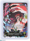 2025 One Piece Card Game—Eustass "Captain" Kid #OP10-099 Royal Blood—Leader Foil