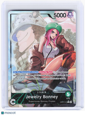 2024 One Piece Card Game—Jewelry Bonney #OP07-019 500 Years in the Future—Leader Foil