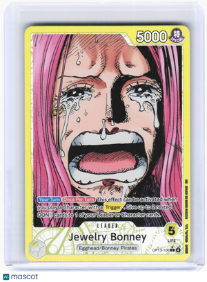 2024 One Piece Card Game—Jewelry Bonney #OP13-100 Carrying On His Will—Leader Foil