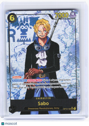 2023 One Piece CCG—Sabo #OP13-120 Carrying On His Will—Secret Rare Foil