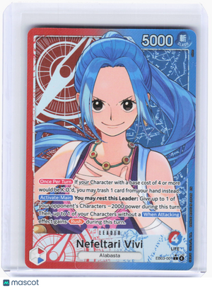 2024 One Piece CCG—Nefeltari Vivi #EB03-001 EB03—Leader Foil