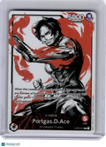 2023 One Piece—Portgas.D.Ace(Alt Art) #OP03-001 Pillars of Strength—Leader Foil