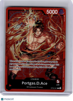2023 One Piece—Portgas.D.Ace #OP03-001 Special Goods Set—Leader Foil