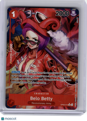 2023 One Piece—Belo Betty(Alt Art) #OP05-015 Awakening of the New Era—Rare Foil