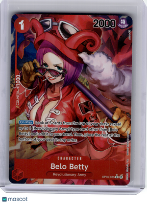 2023 One Piece—Belo Betty(Alt Art) #OP05-015 Awakening of the New Era—Rare Foil