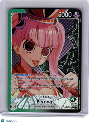 2024 One Piece—Perona(Alt Art) #OP06-021 Wings of the Captain—Leader Foil