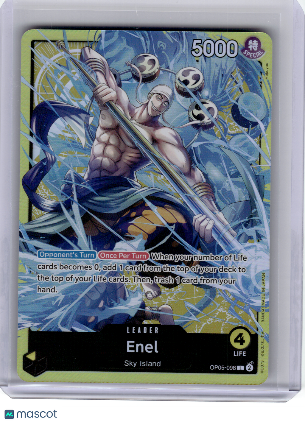 2024 One Piece—Enel #OP05-098 Sound Loader Vol. 2—Leader Promo Foil