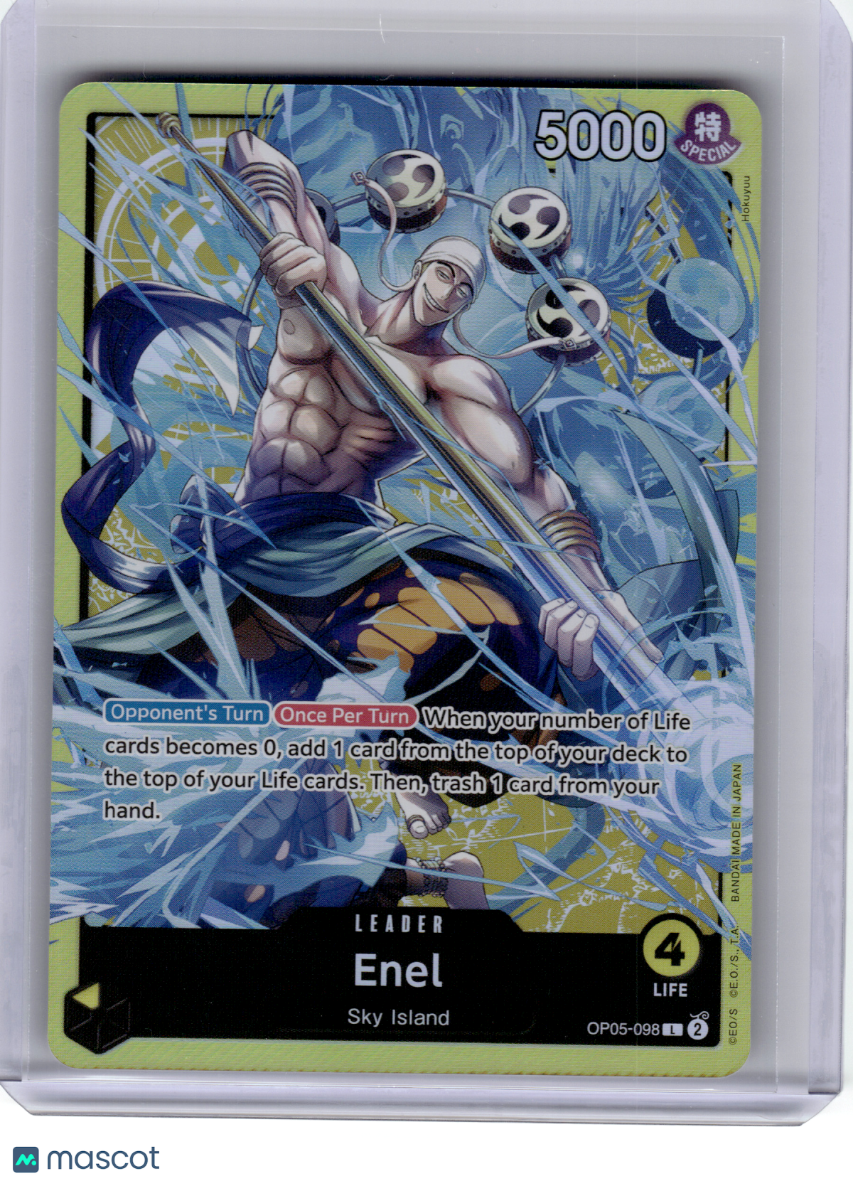 2024 One Piece—Enel #OP05-098 Sound Loader Vol. 2—Leader Promo Foil
