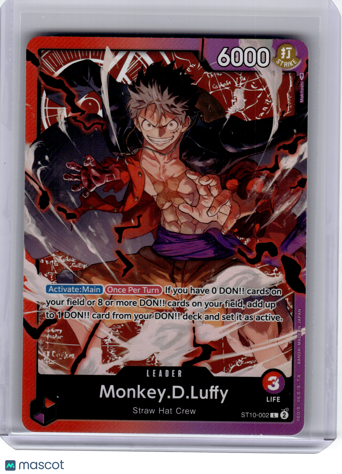 2023 One Piece—Monkey.D.Luffy #ST10-002 Ultimate Deck: Three Captains—Leader